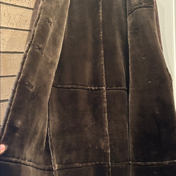 VTG Newport News Suede and faux fur coat - S, brown - Picture 2 of 6